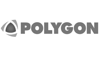 Polygon logo black and white